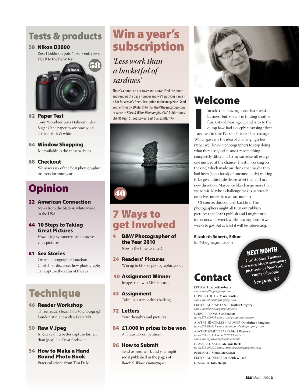 Black+White Photography Preview Pages