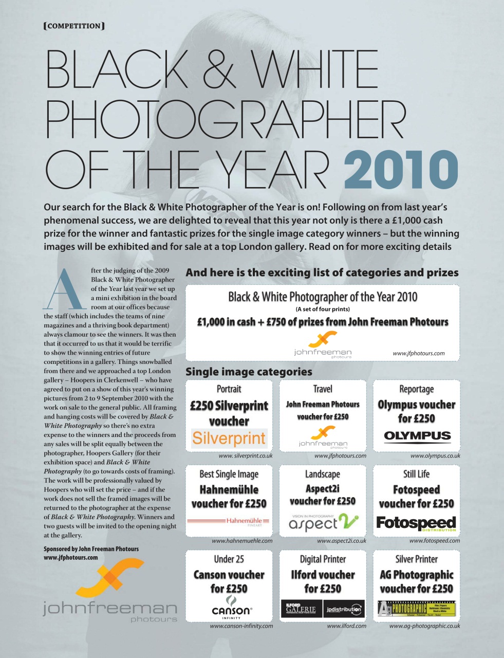 Black+White Photography Preview Pages