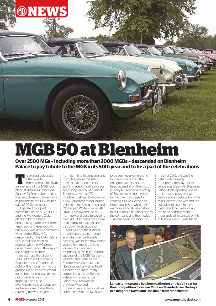 MG Enthusiast Preview Pages