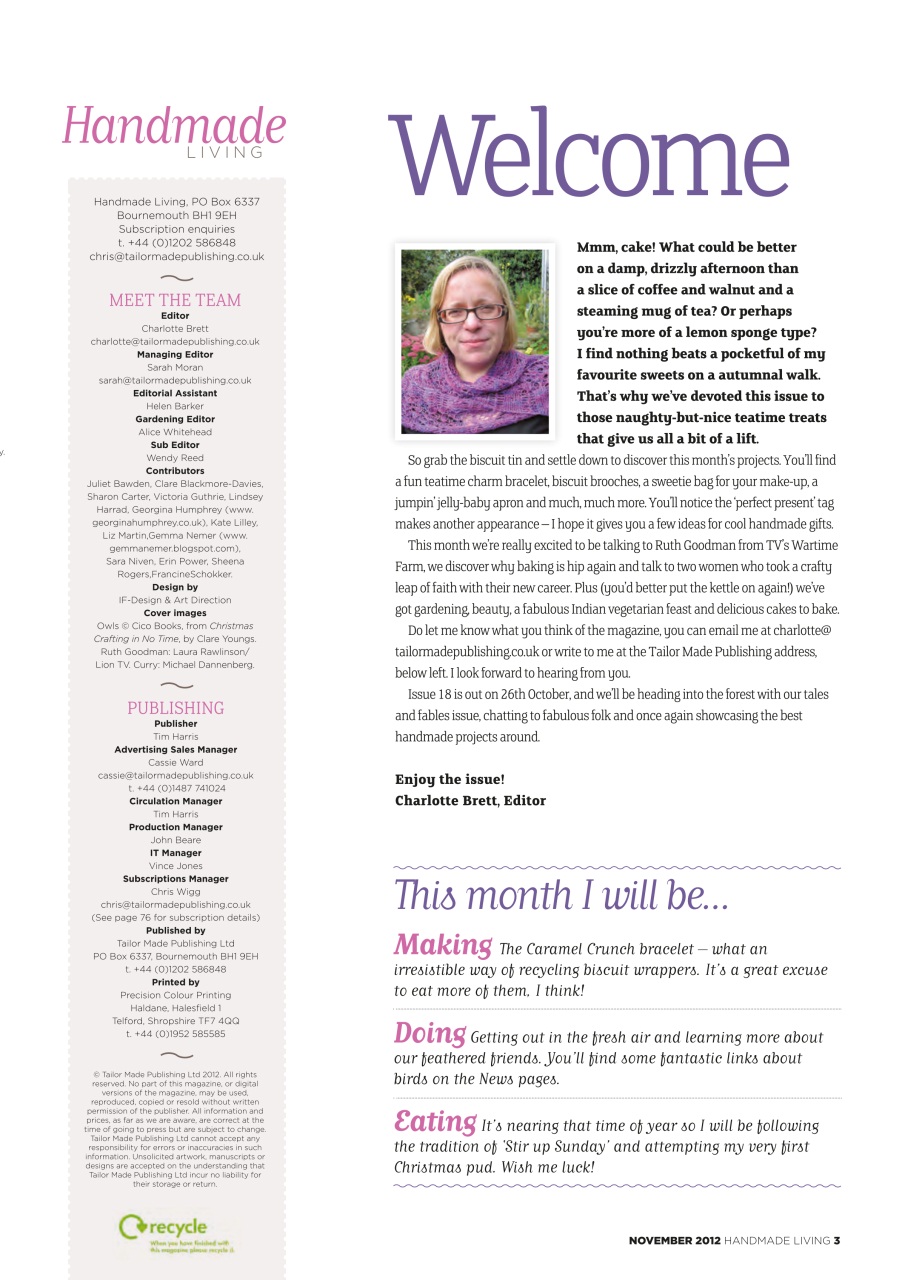 Handmade Living Preview Pages