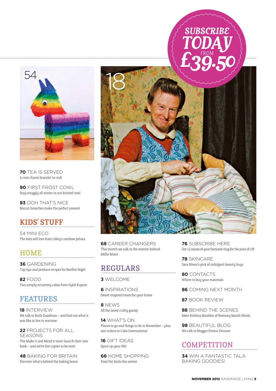 Handmade Living Preview Pages