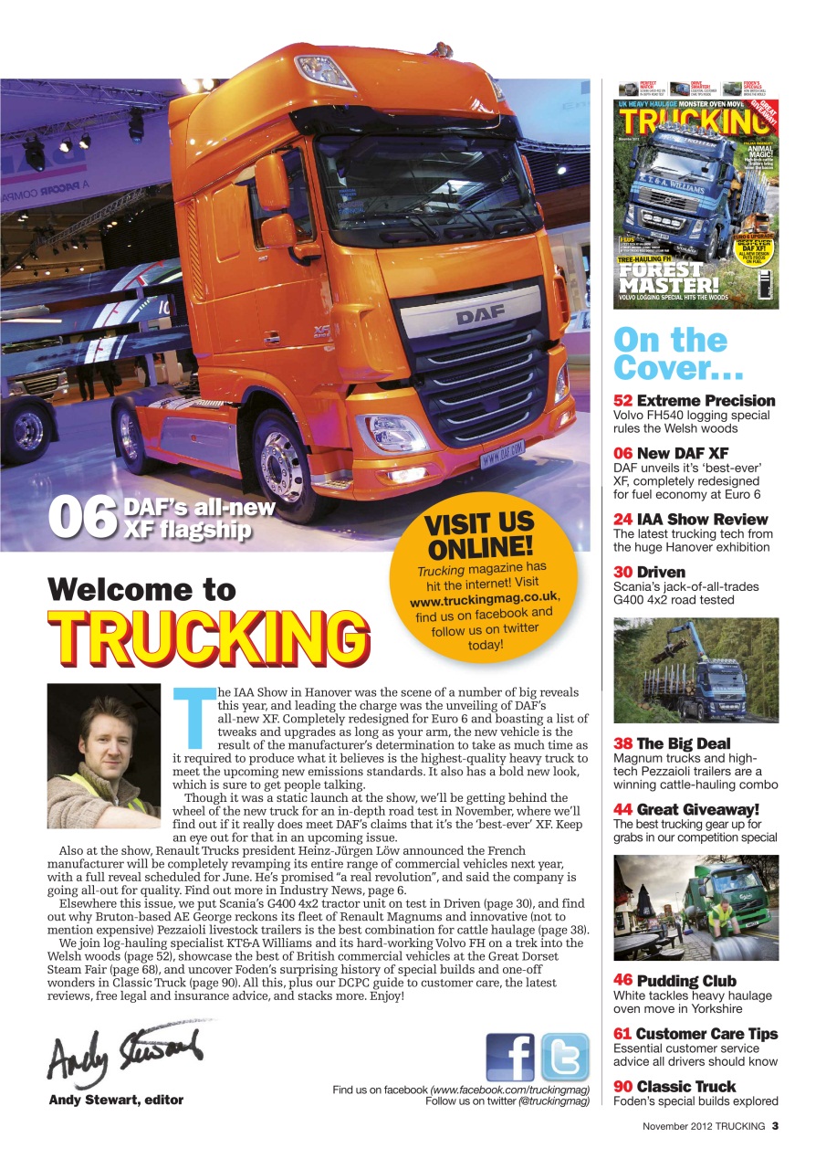 Trucking Magazine Preview Pages