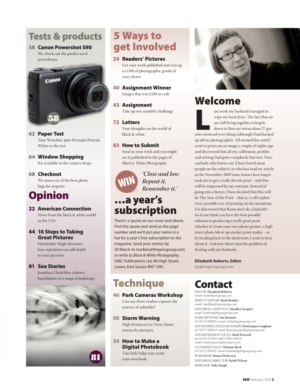 Black+White Photography Preview Pages