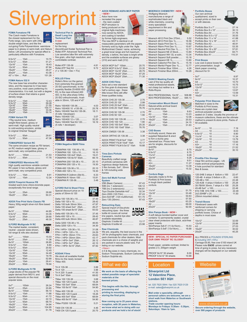 Black+White Photography Preview Pages