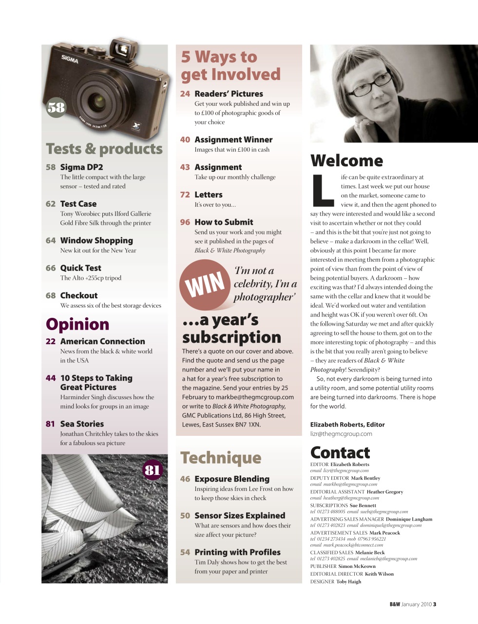 Black+White Photography Preview Pages