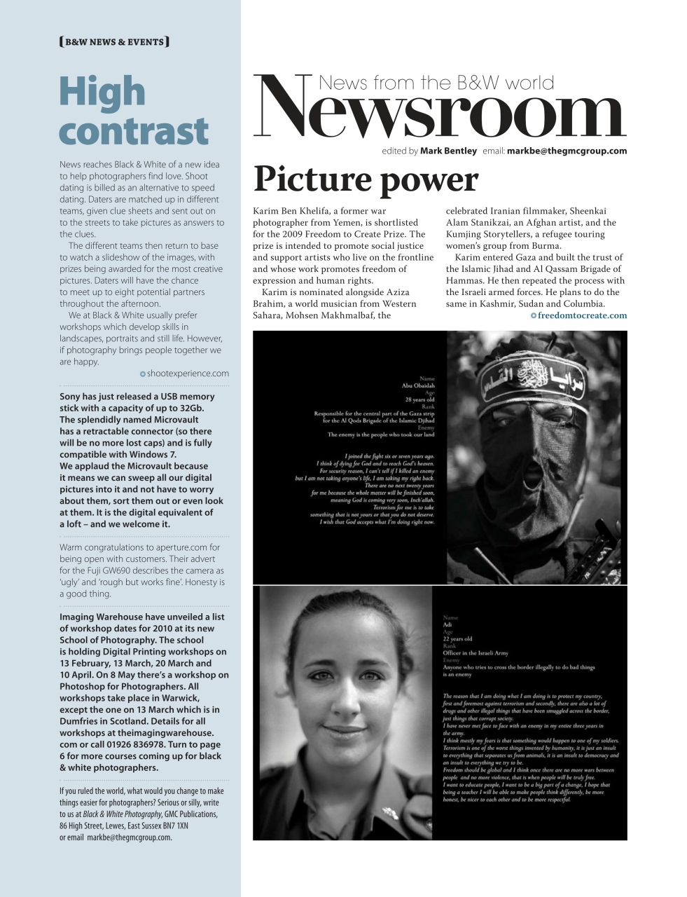 Black+White Photography Preview Pages