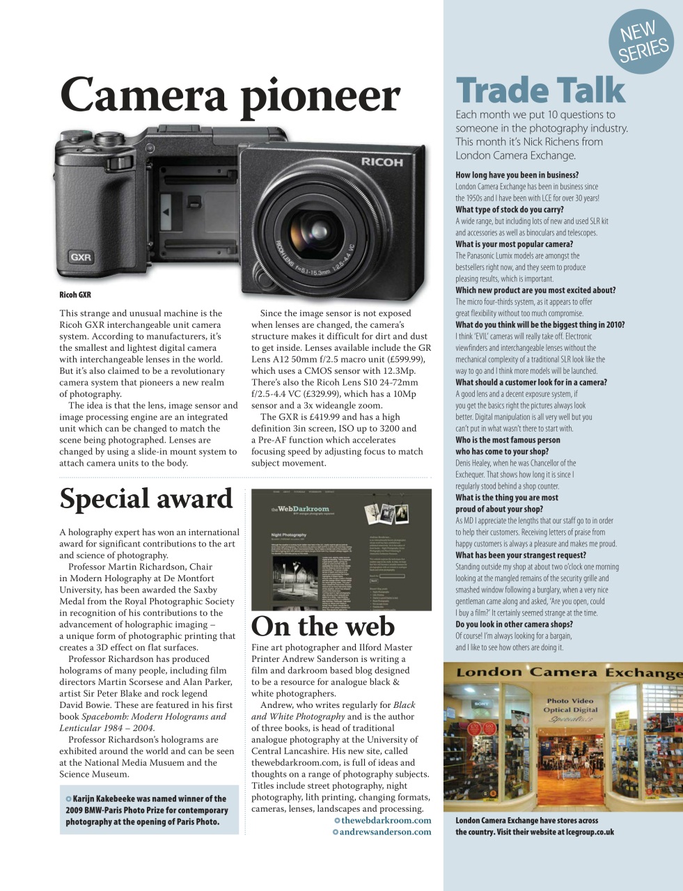 Black+White Photography Preview Pages