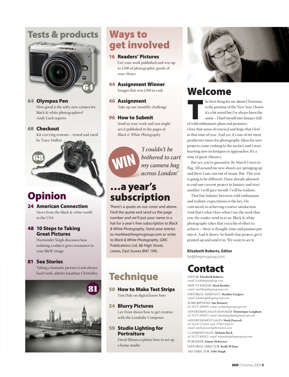 Black+White Photography Preview Pages