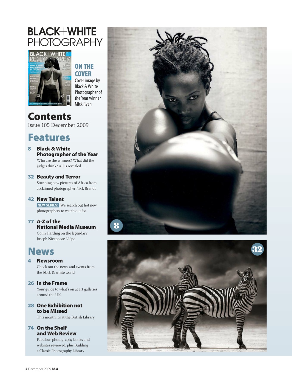 Black+White Photography Preview Pages