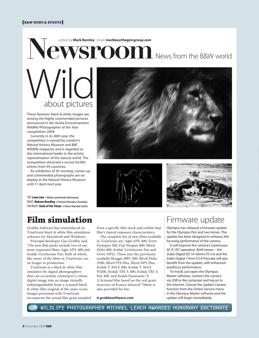 Black+White Photography Preview Pages