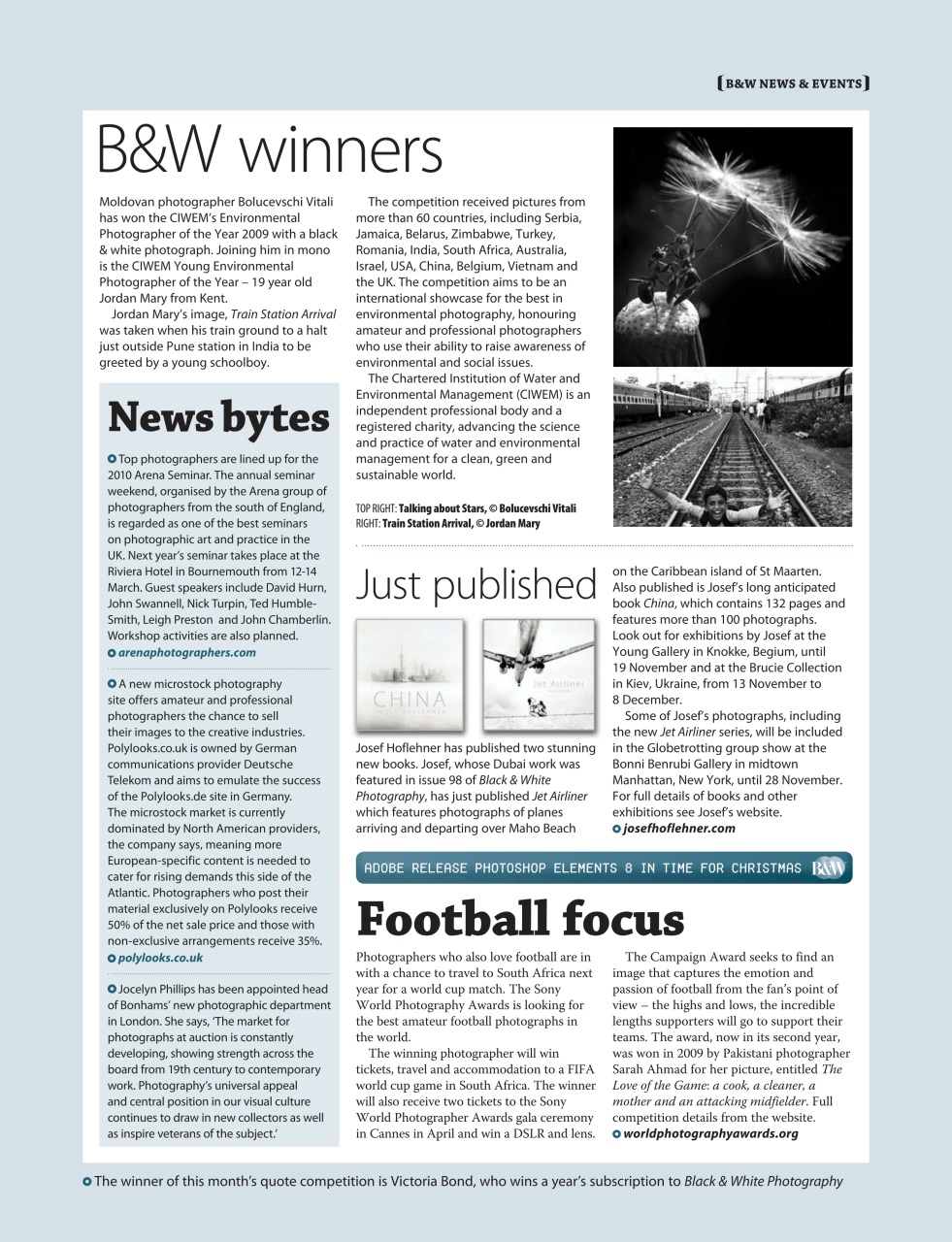 Black+White Photography Preview Pages