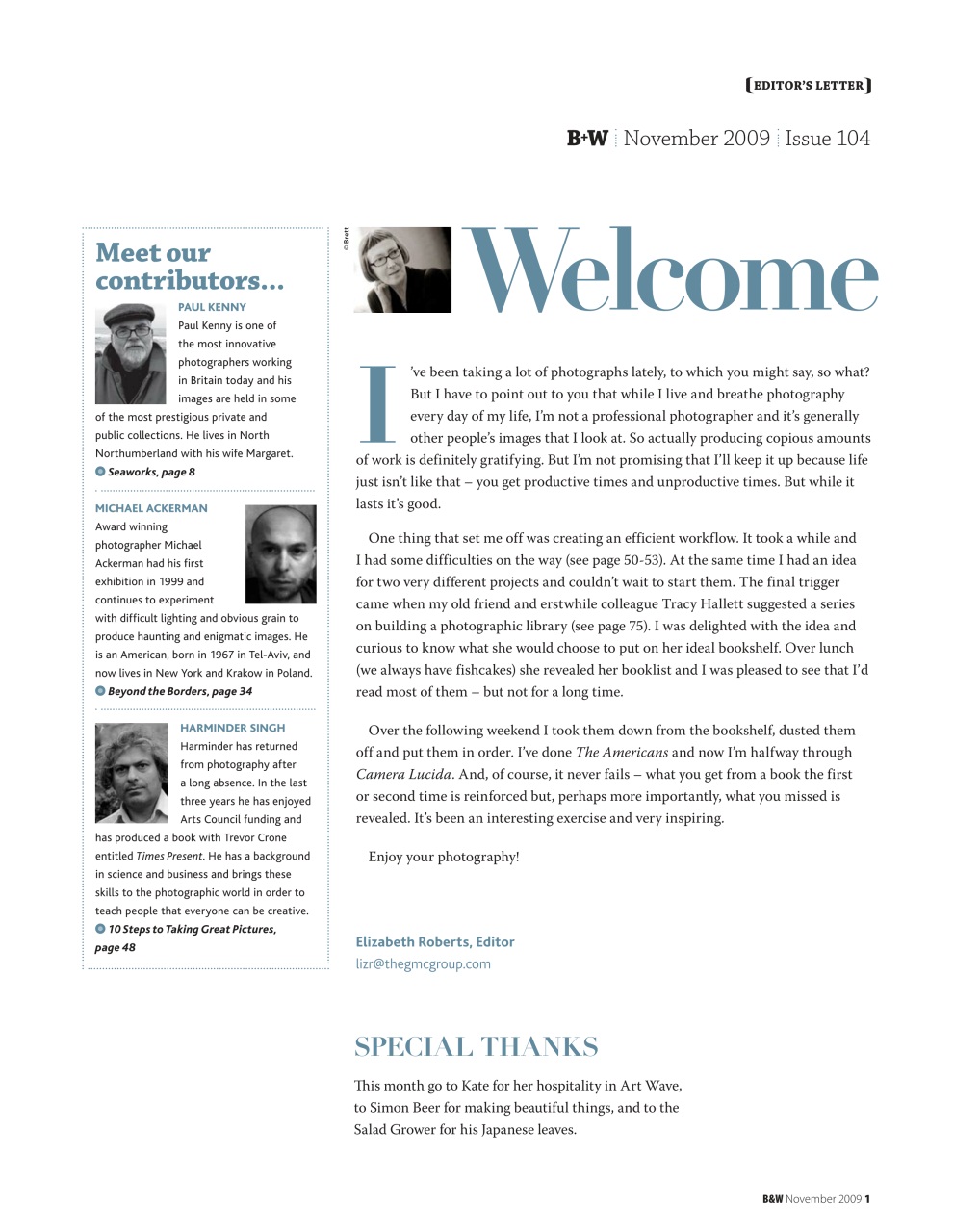 Black+White Photography Preview Pages