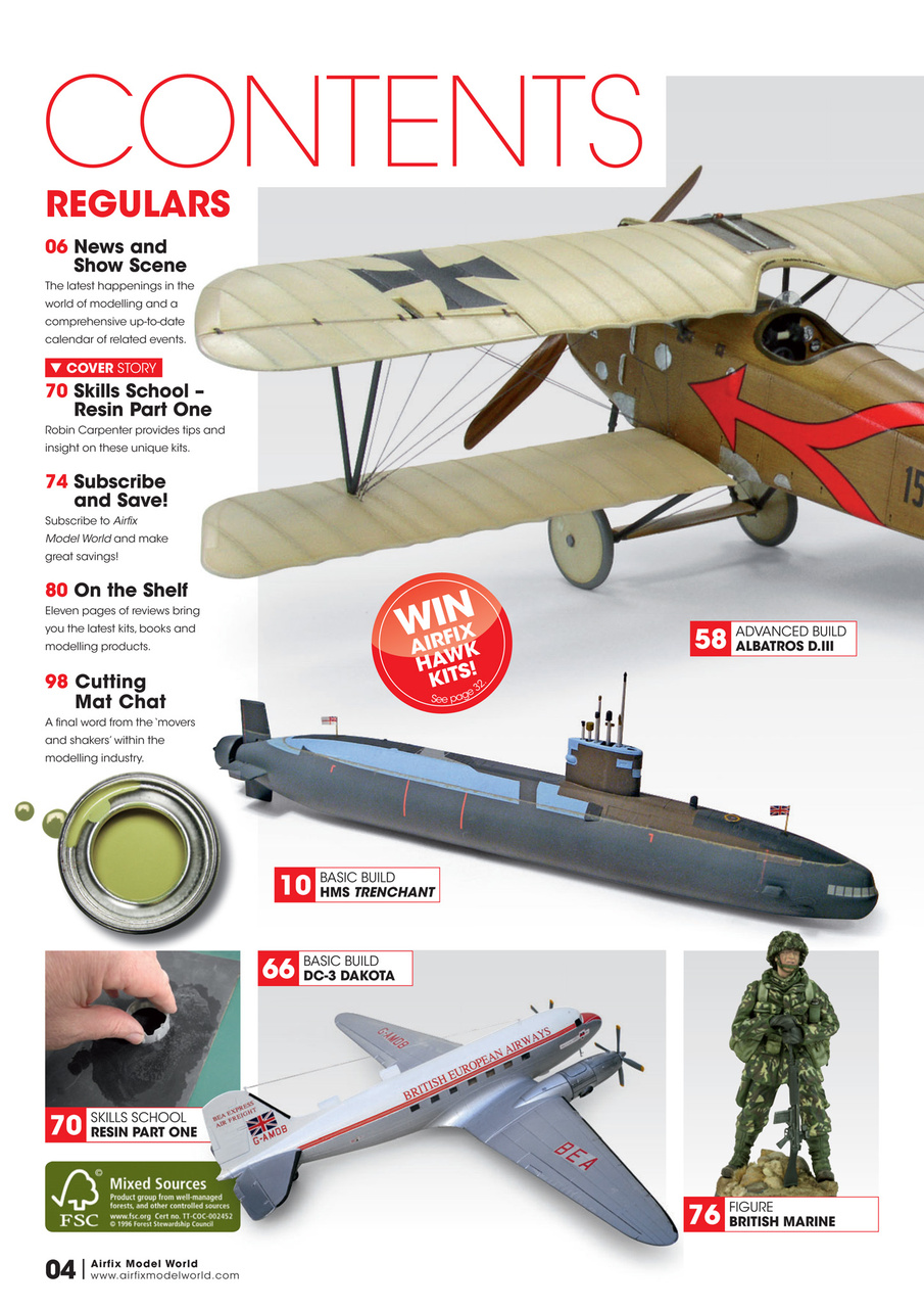 Airfix Model World Preview Pages