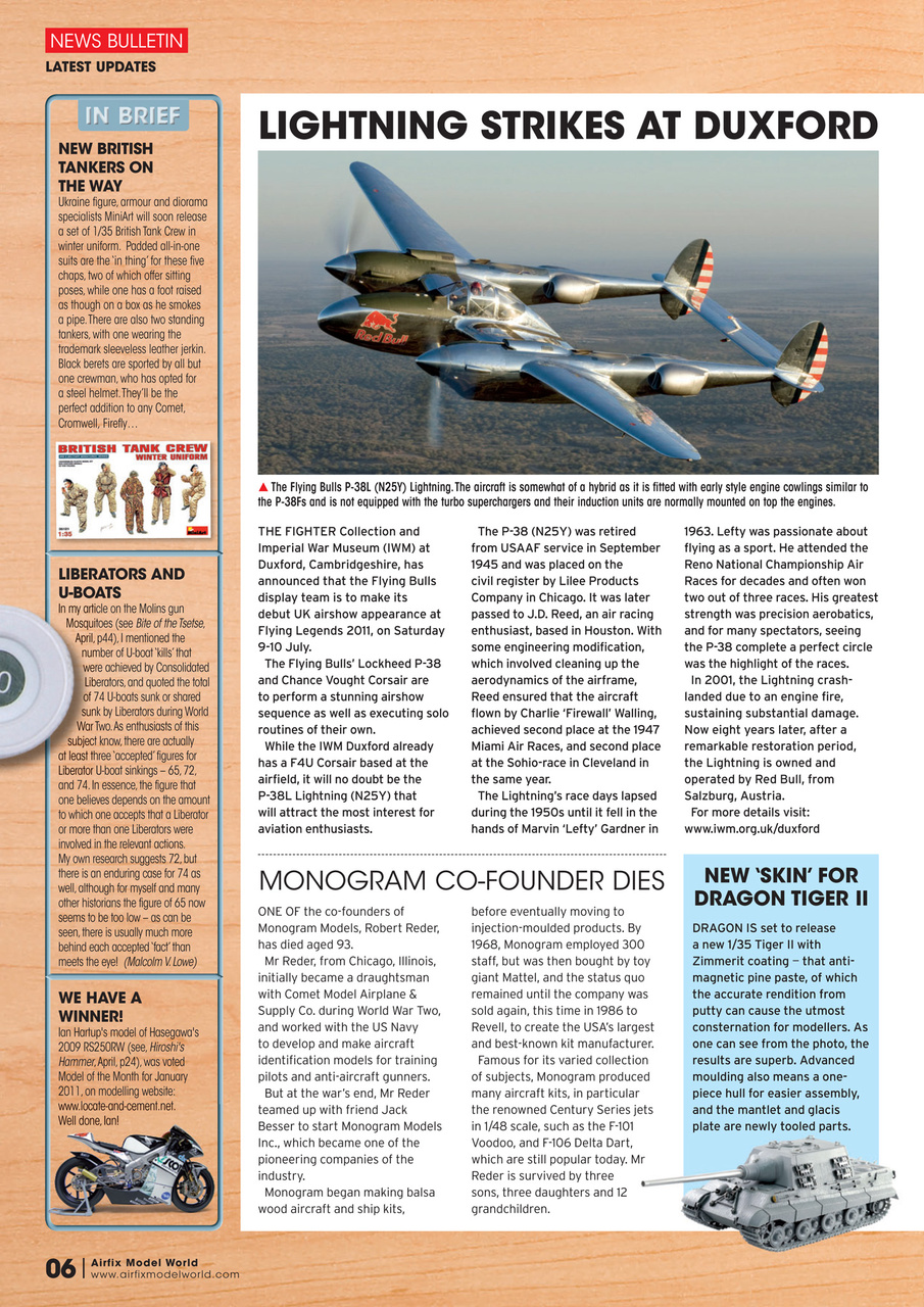 Airfix Model World Preview Pages