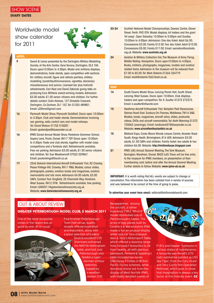 Airfix Model World Preview Pages