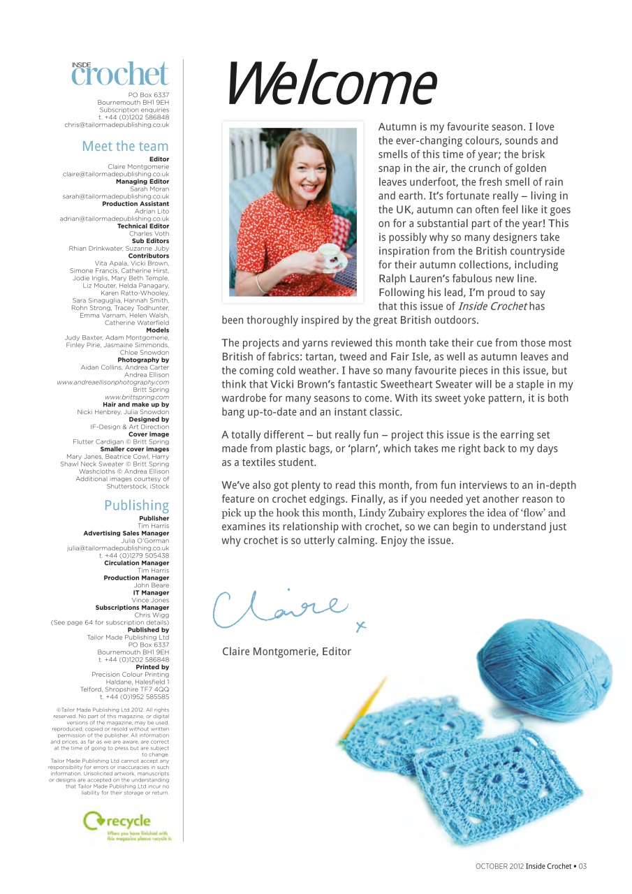 Inside Crochet Preview Pages