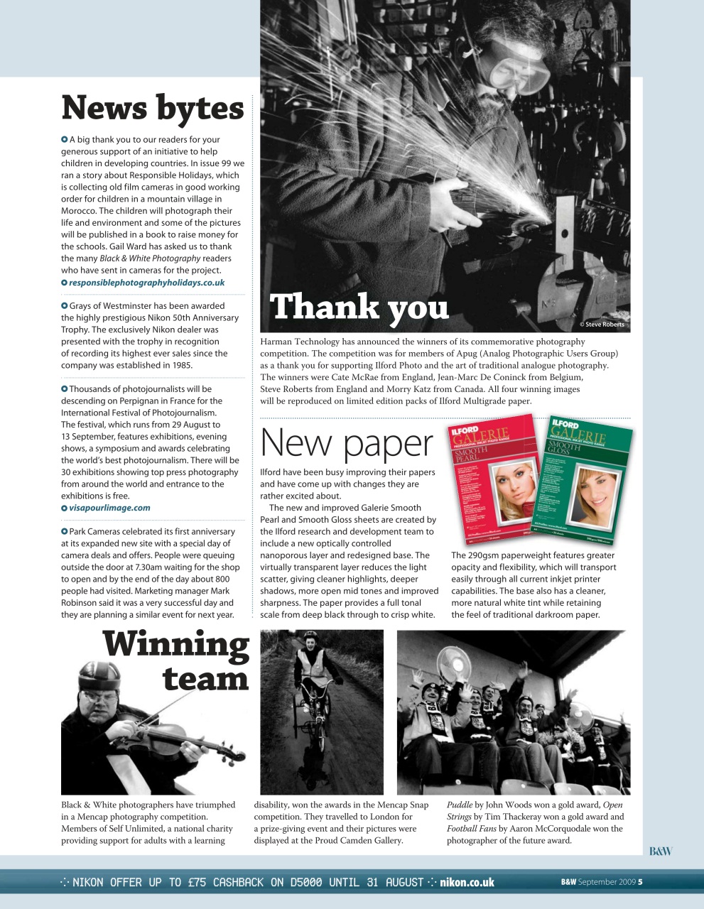 Black+White Photography Preview Pages