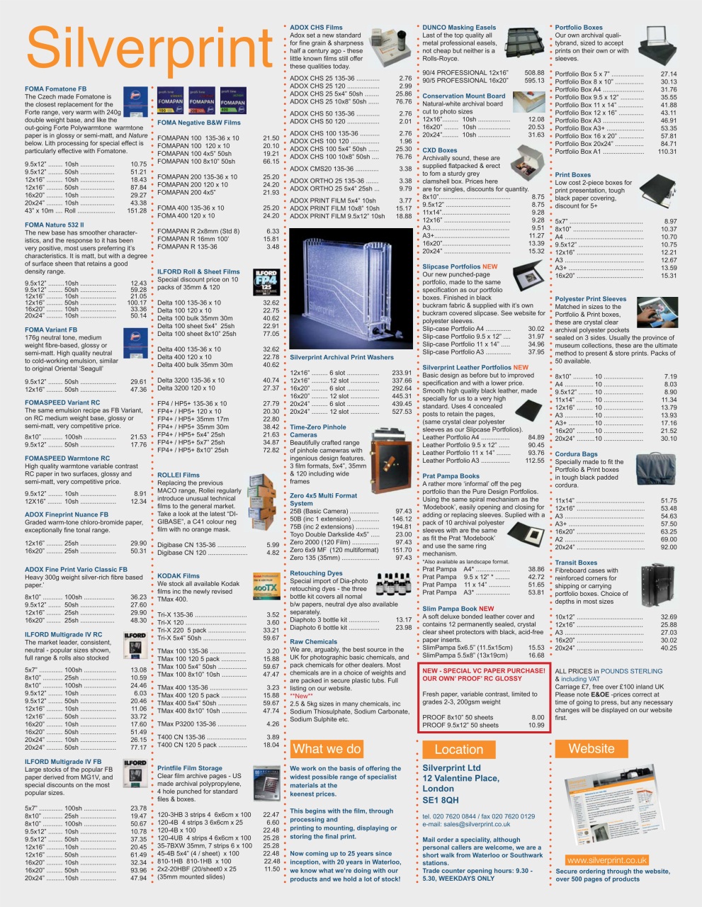 Black+White Photography Preview Pages