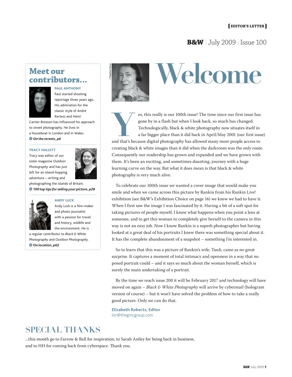 Black+White Photography Preview Pages