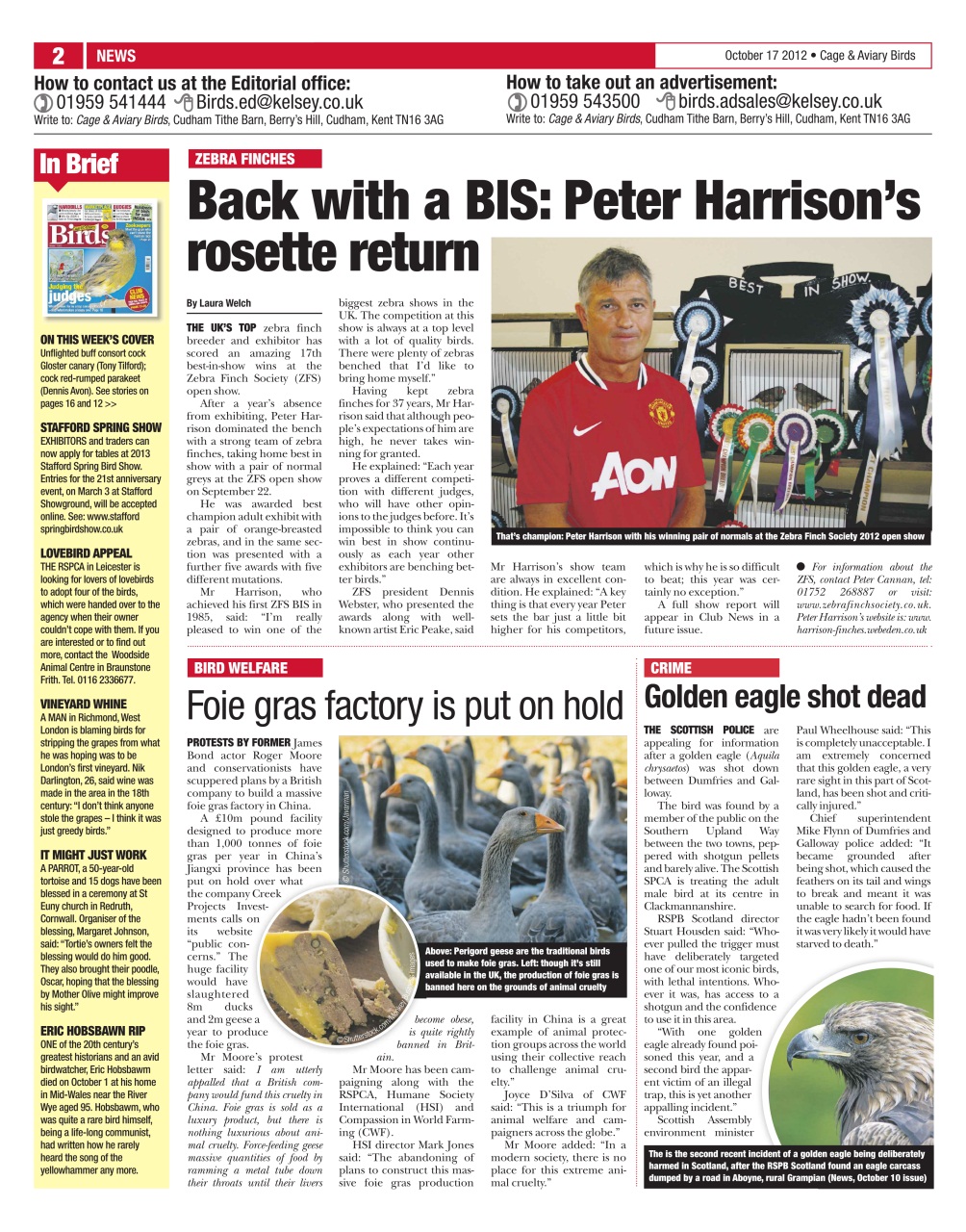 Cage & Aviary Birds Preview Pages