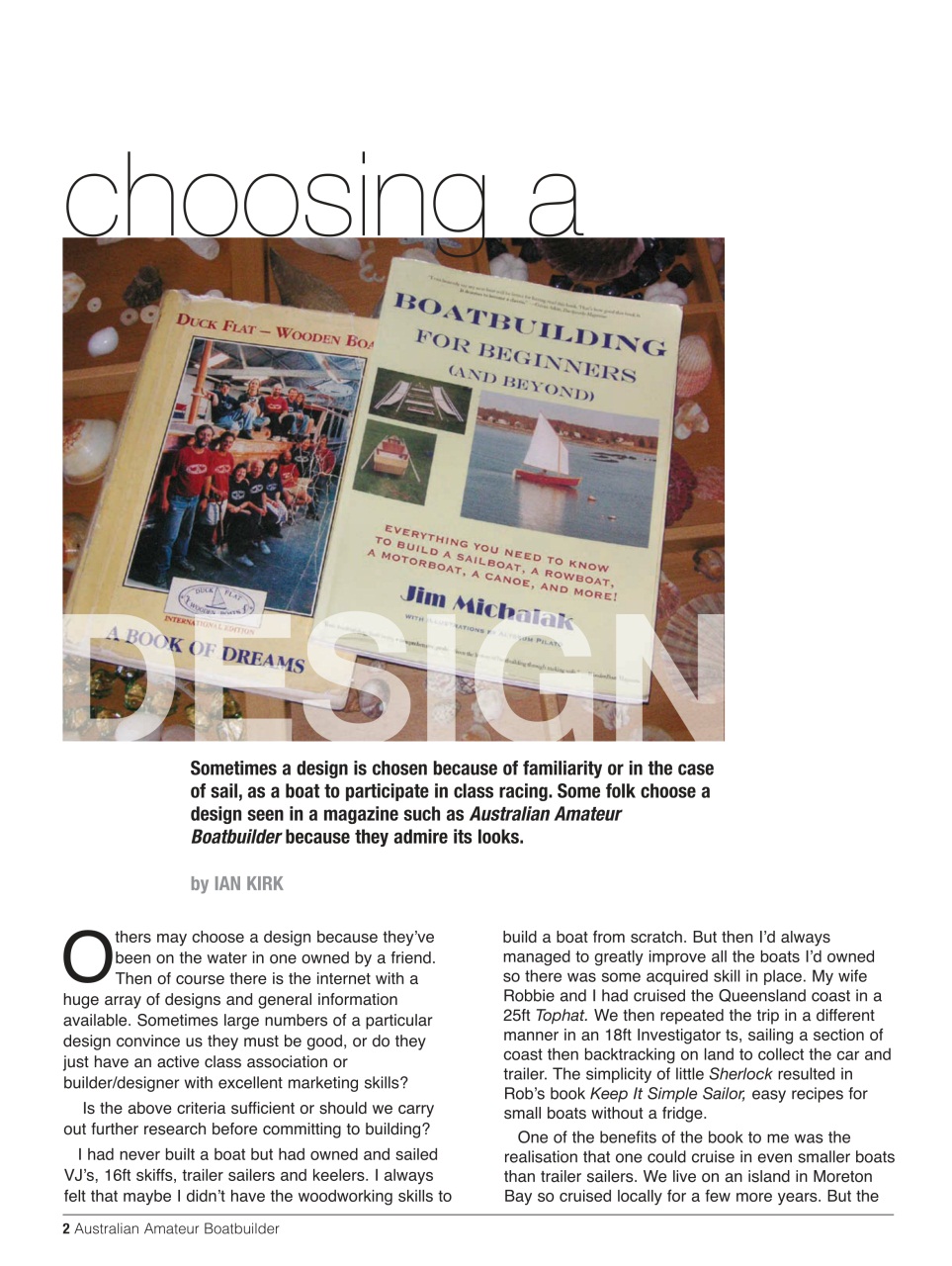 Australian Amateur Boat Builder Preview Pages