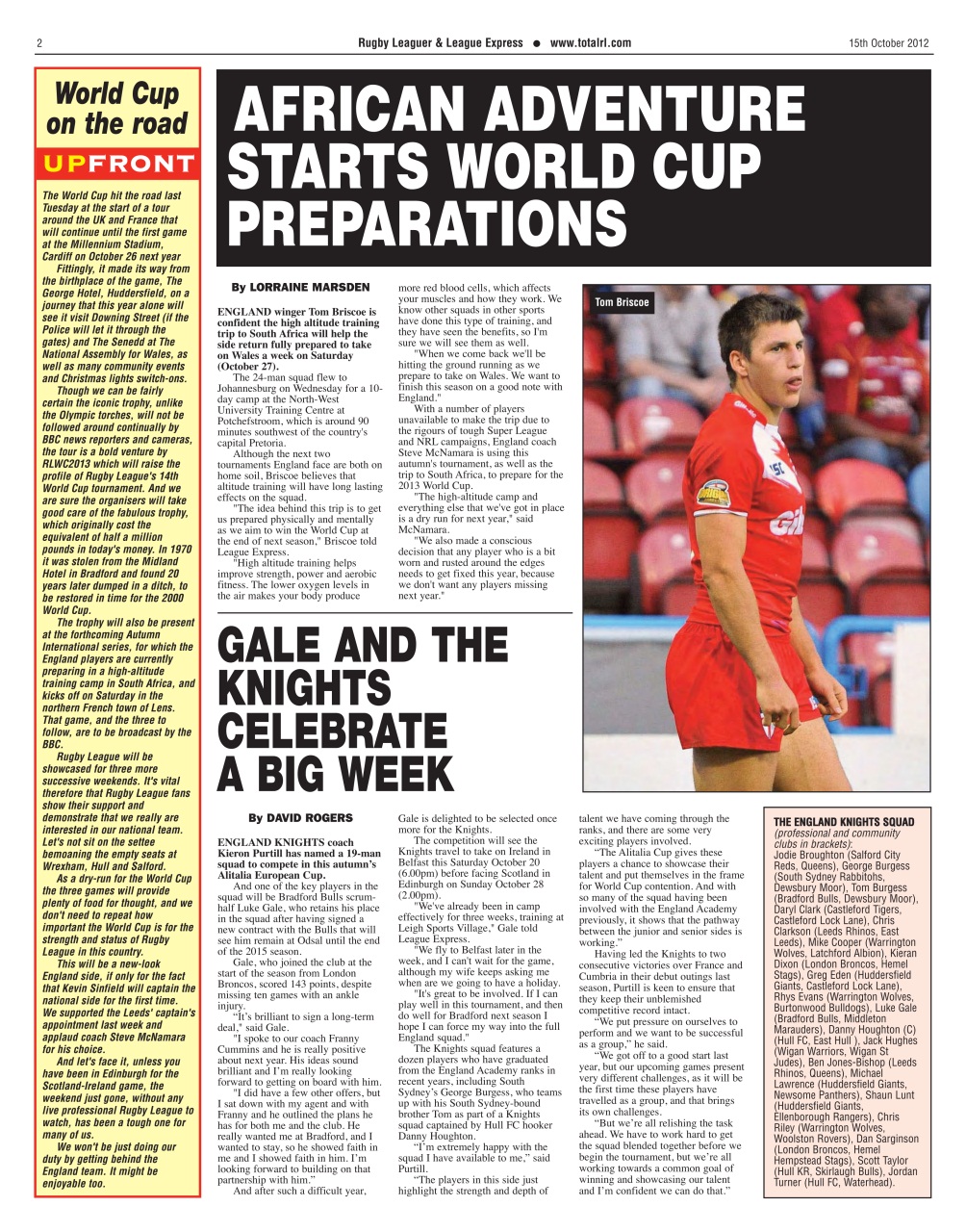 League Express Preview Pages