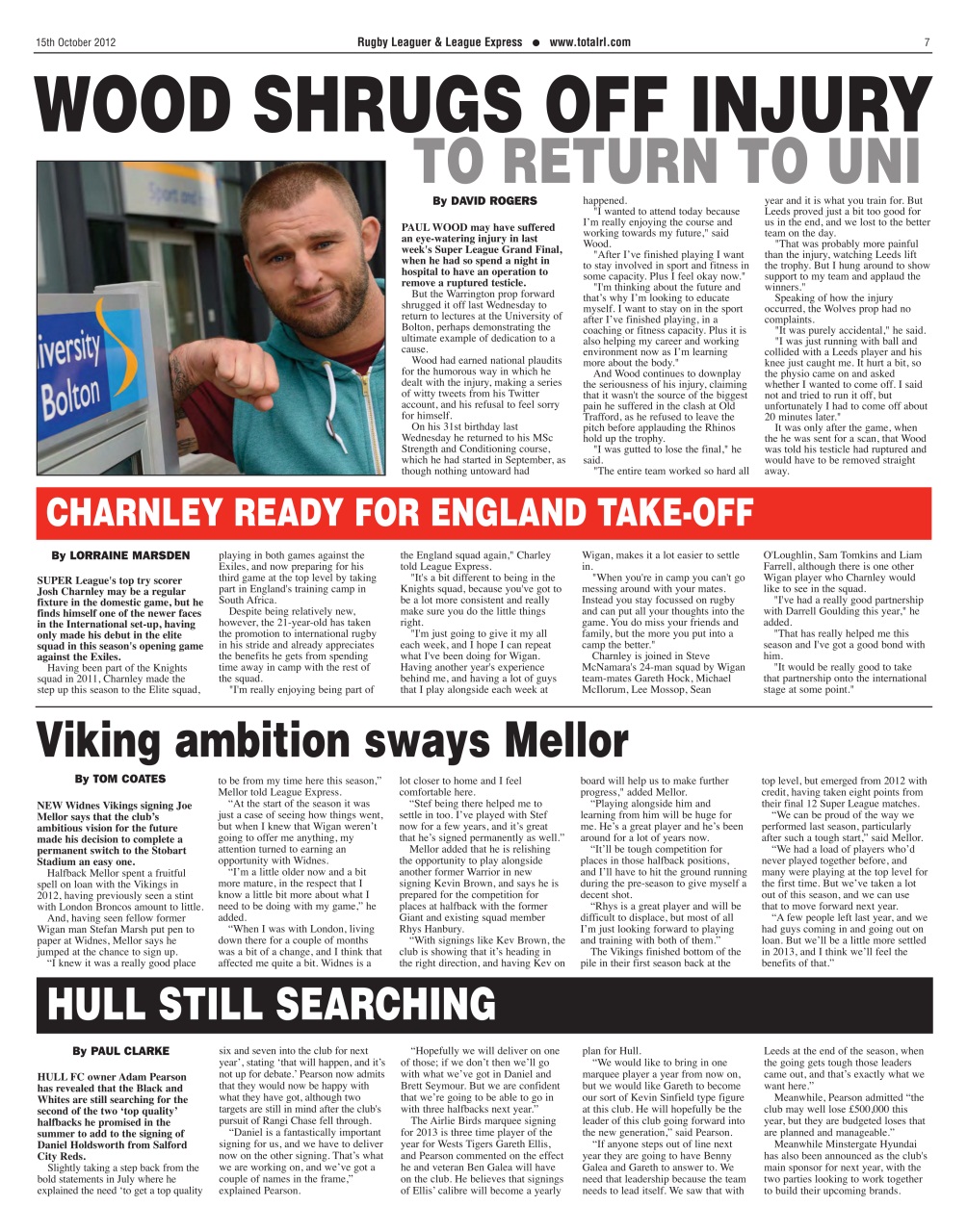 League Express Preview Pages