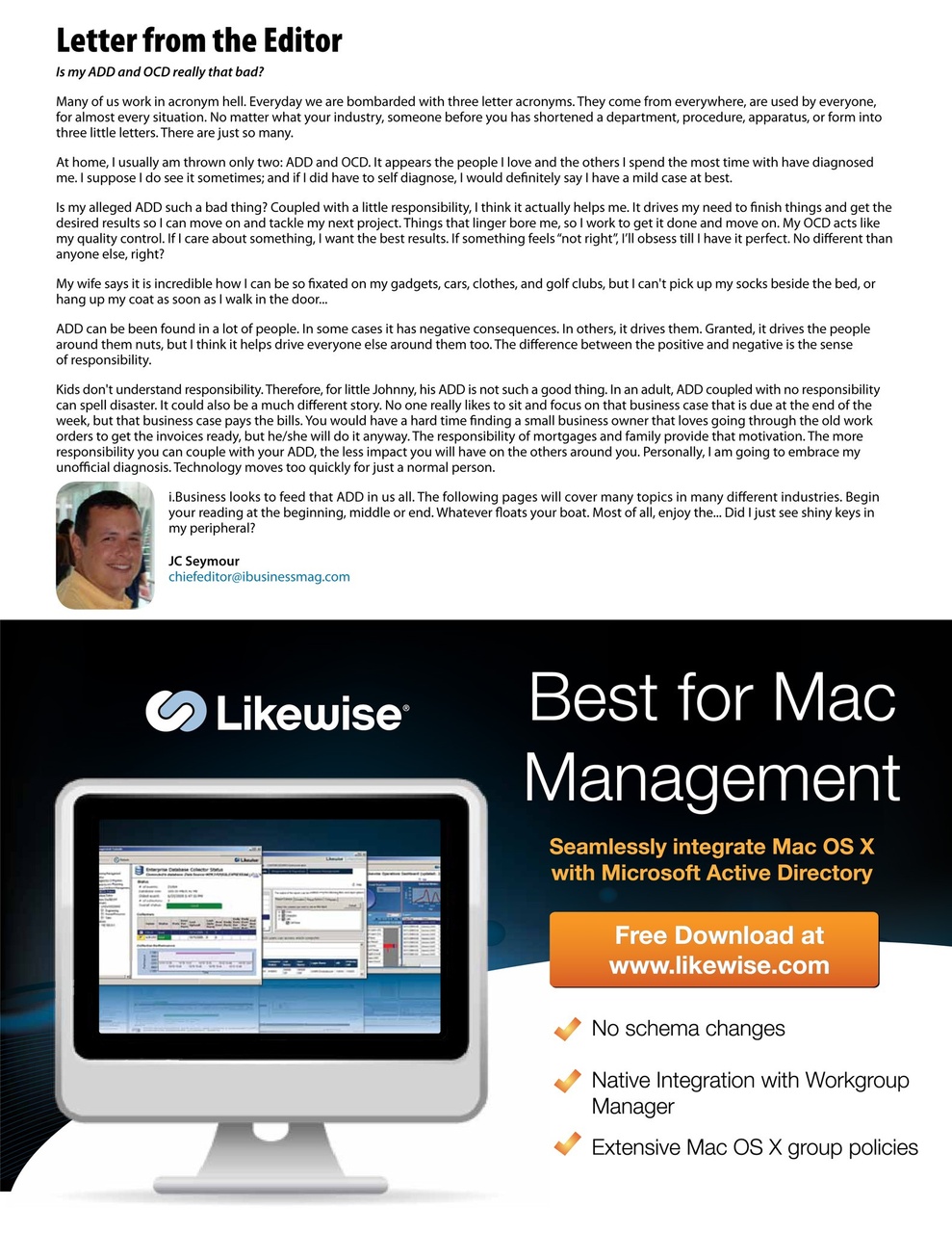 I.Business Preview Pages