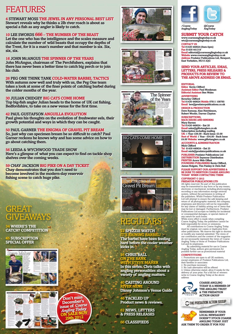 Coarse Angling Today Preview Pages