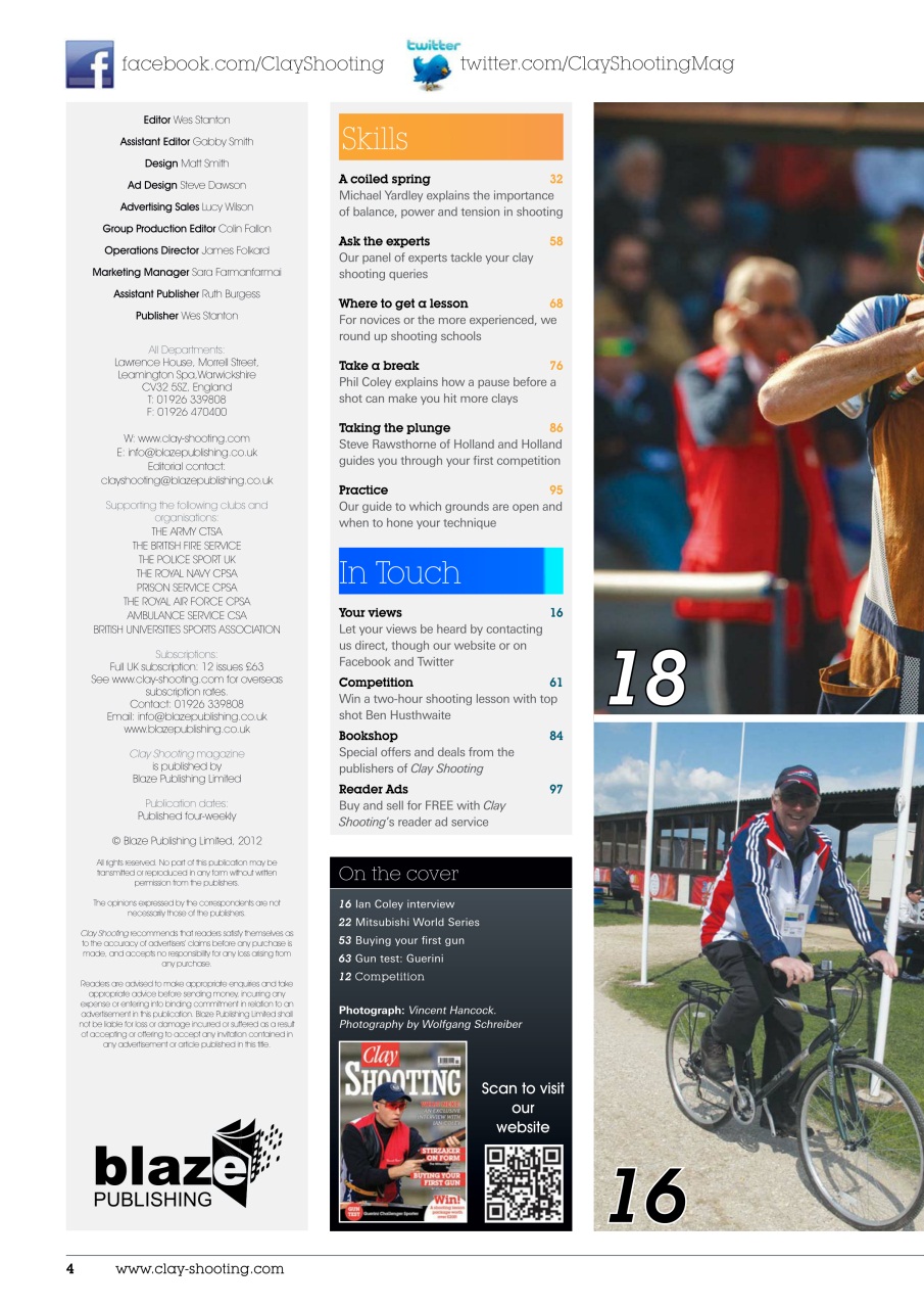 Clay Shooting Preview Pages