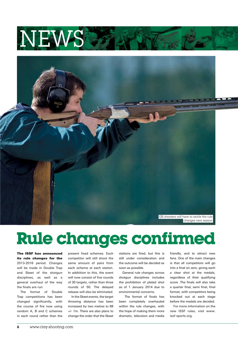 Clay Shooting Preview Pages