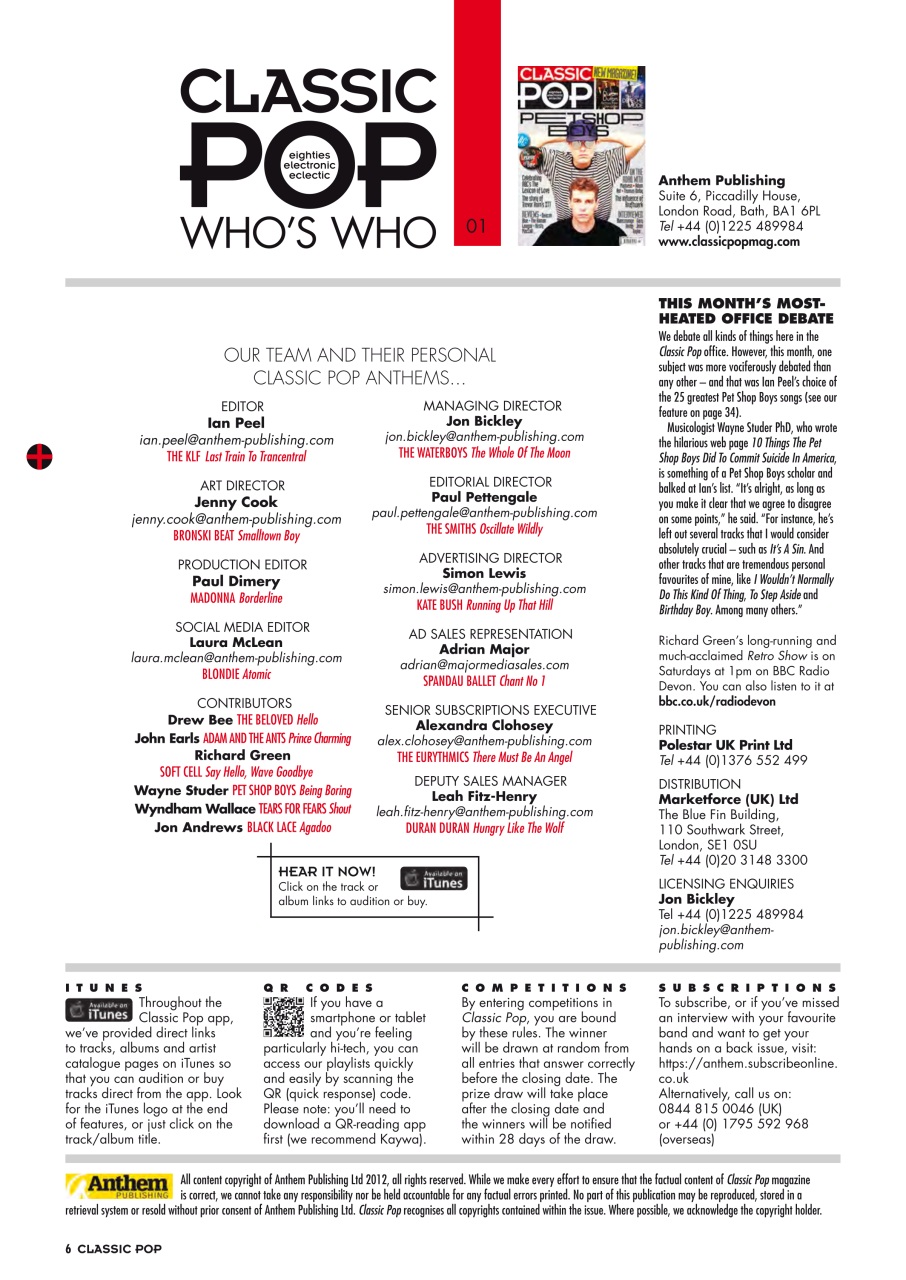 Classic Pop Preview Pages