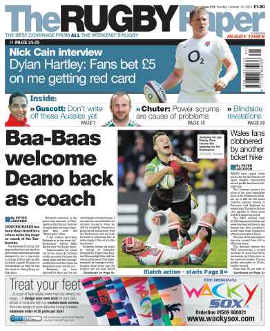 The Rugby Paper issue 14th October 2012