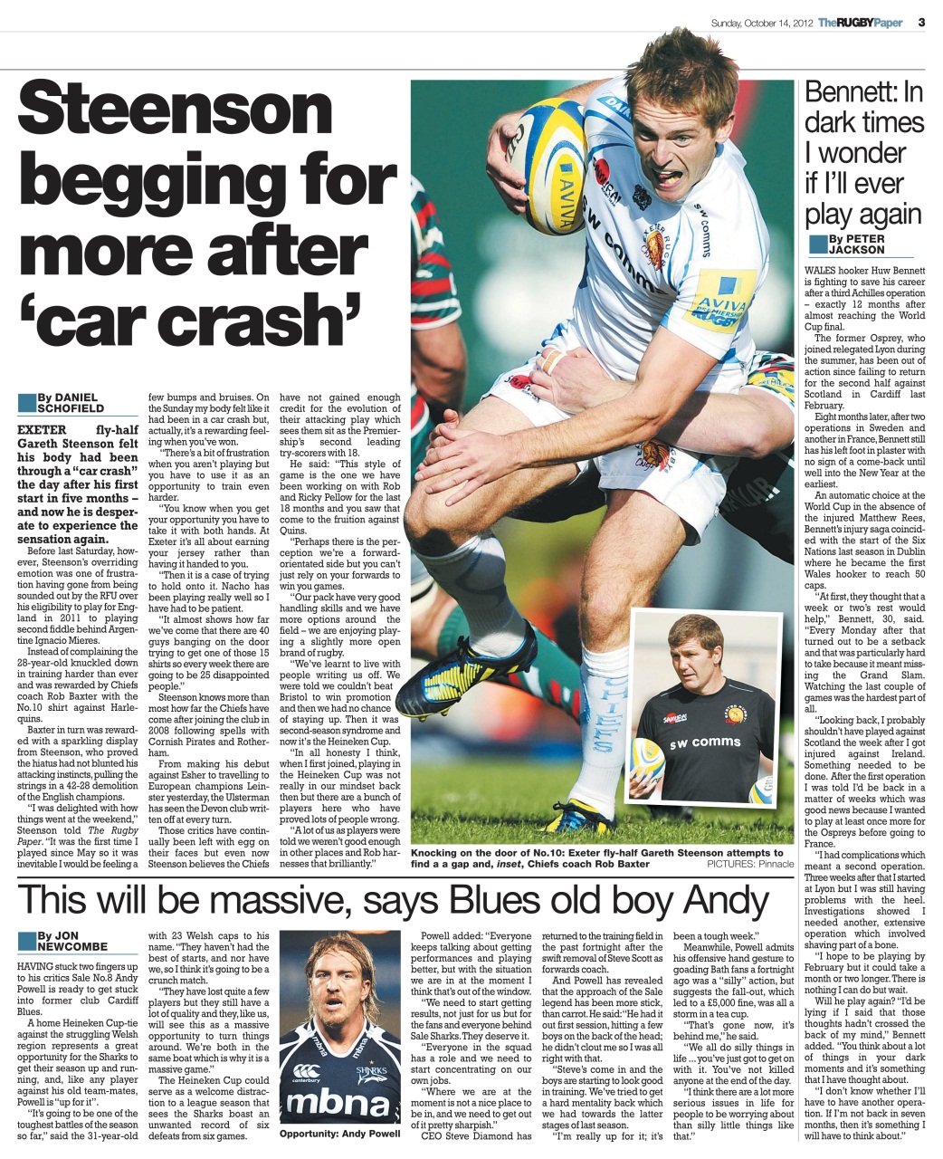 The Rugby Paper Preview Pages