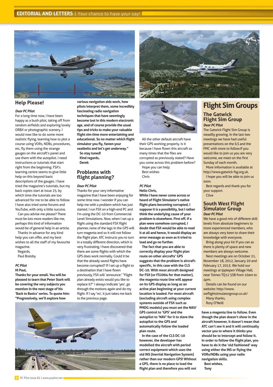 PC Pilot Preview Pages