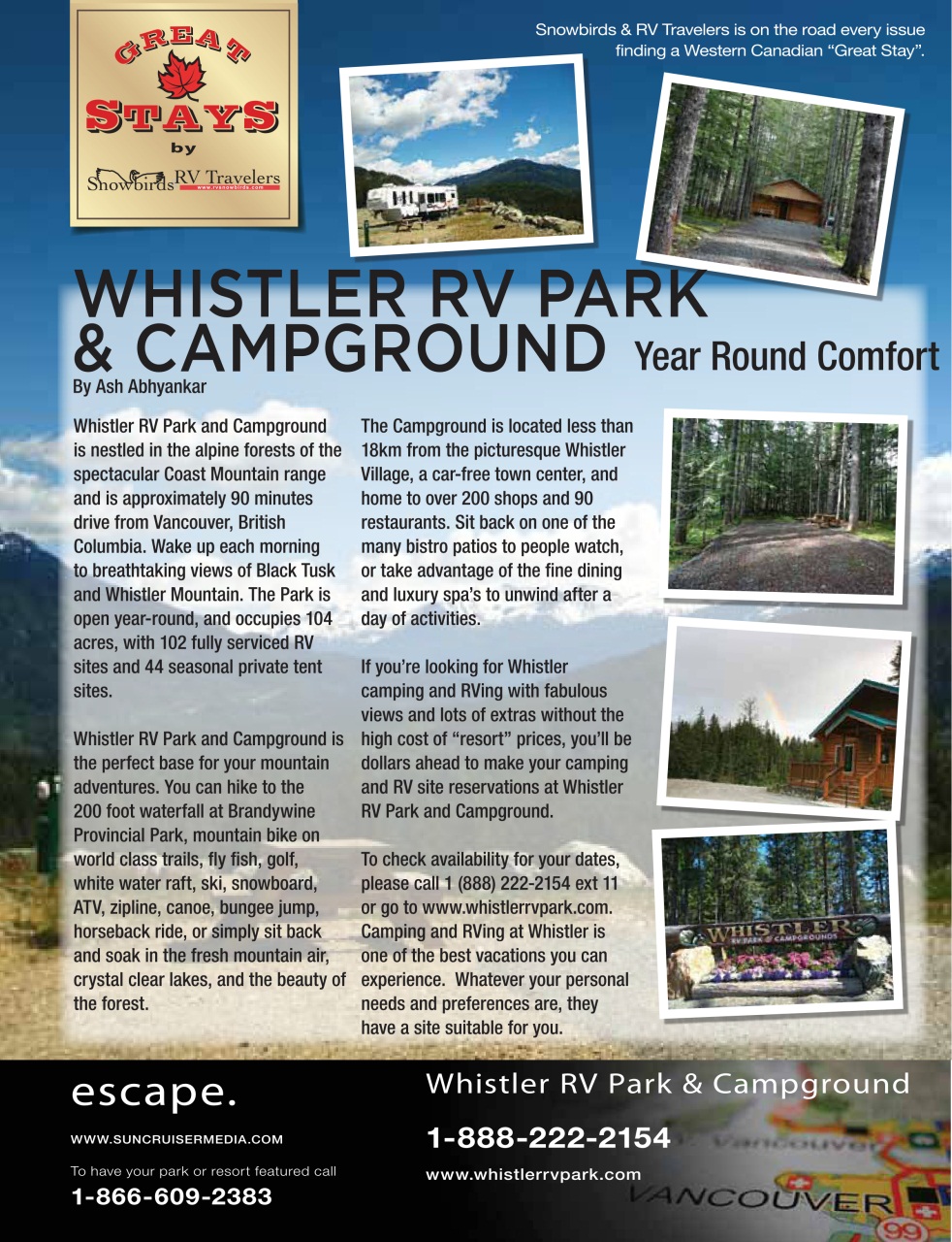 Snowbirds & RV Travelers Preview Pages