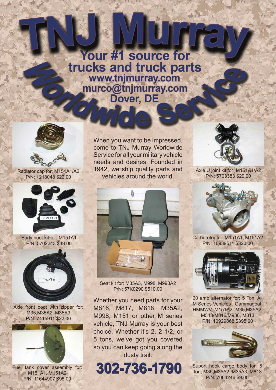 Classic Military Vehicle Preview Pages