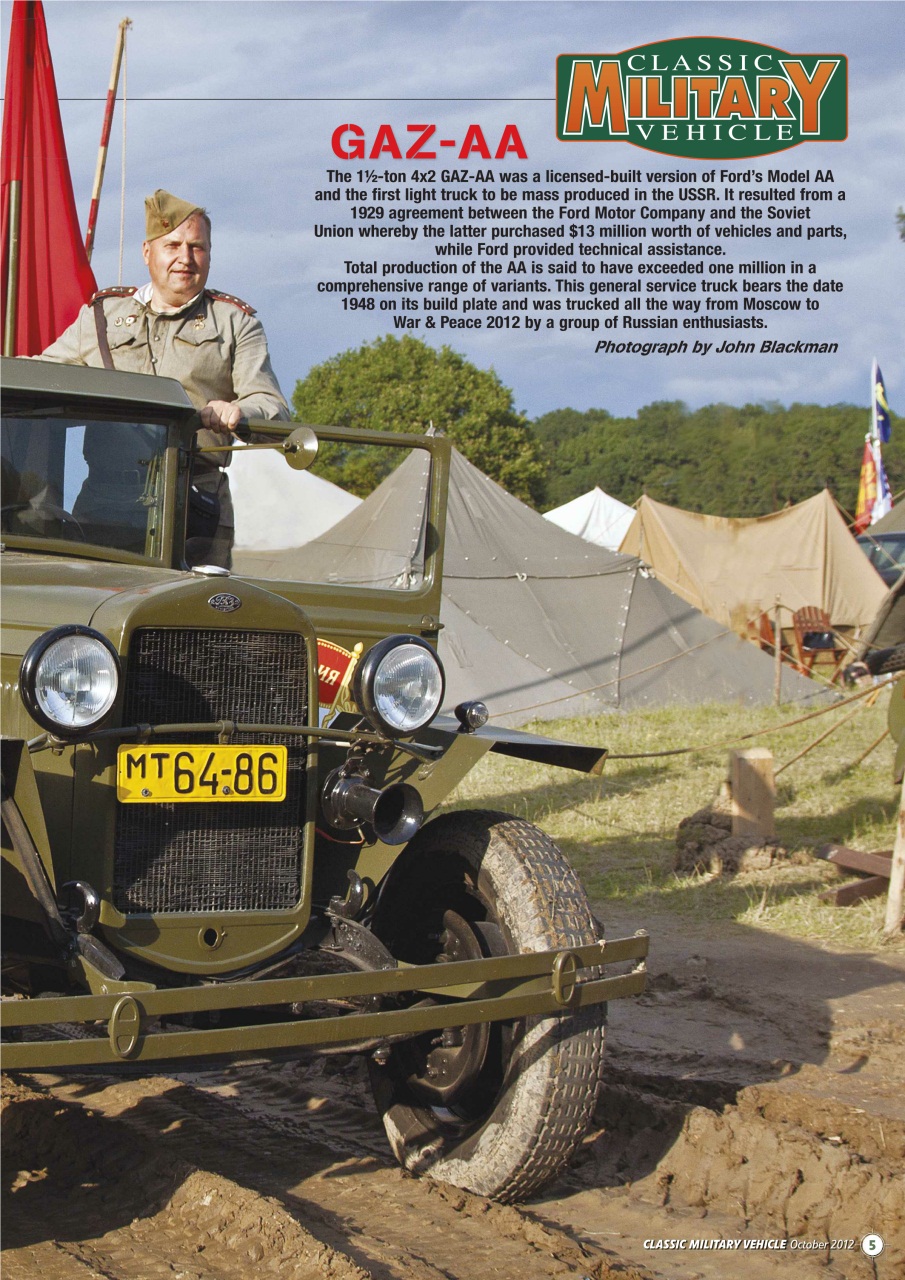 Classic Military Vehicle Preview Pages