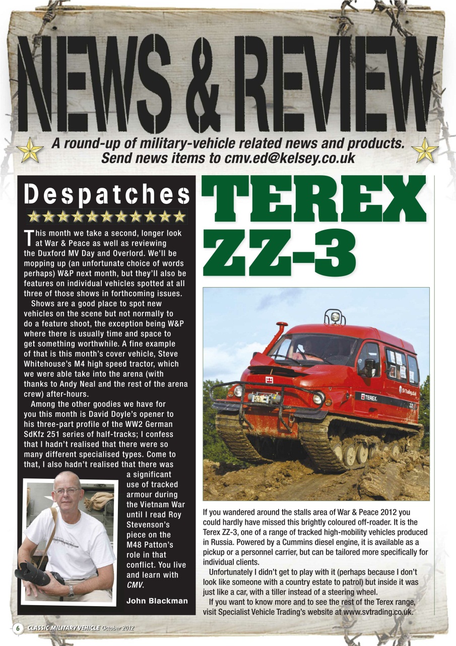 Classic Military Vehicle Preview Pages