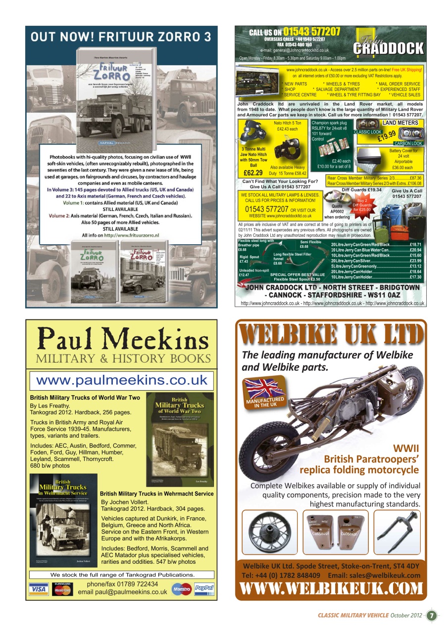 Classic Military Vehicle Preview Pages