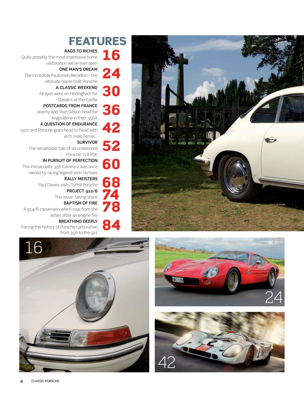 Classic Porsche Preview Pages