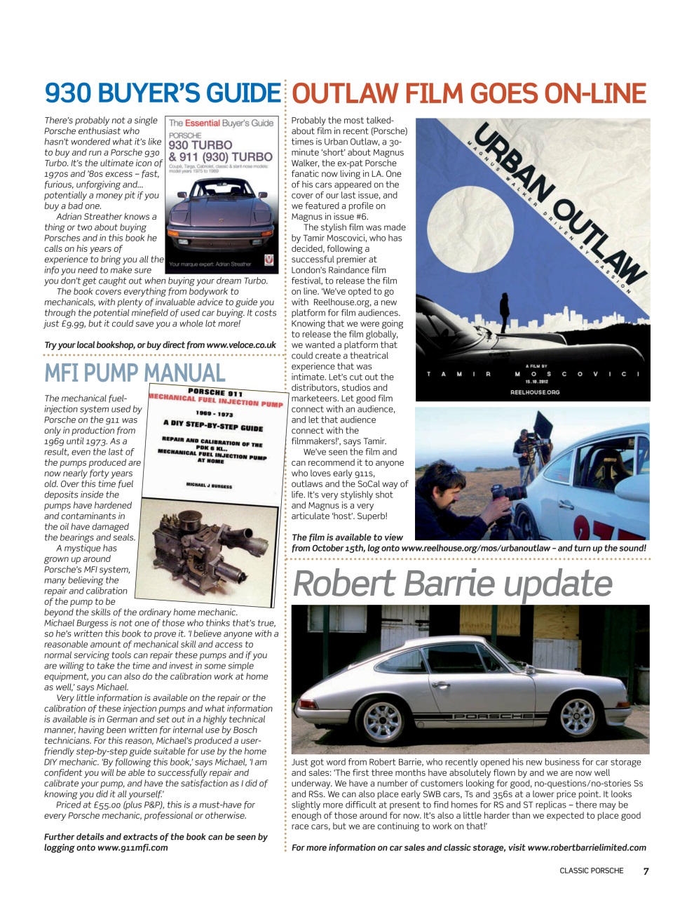 Classic Porsche Preview Pages
