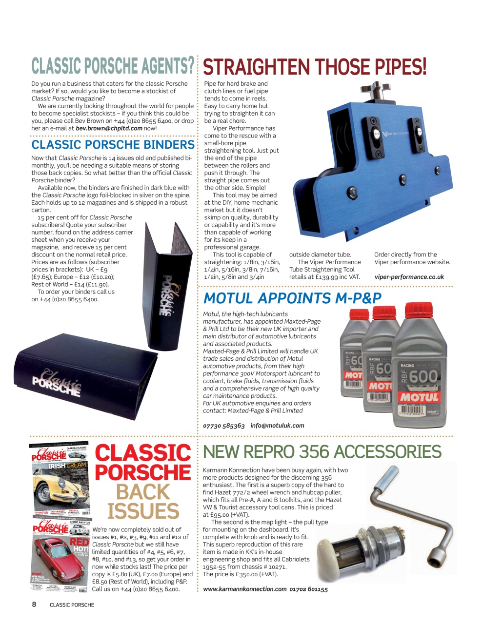 Classic Porsche Preview Pages