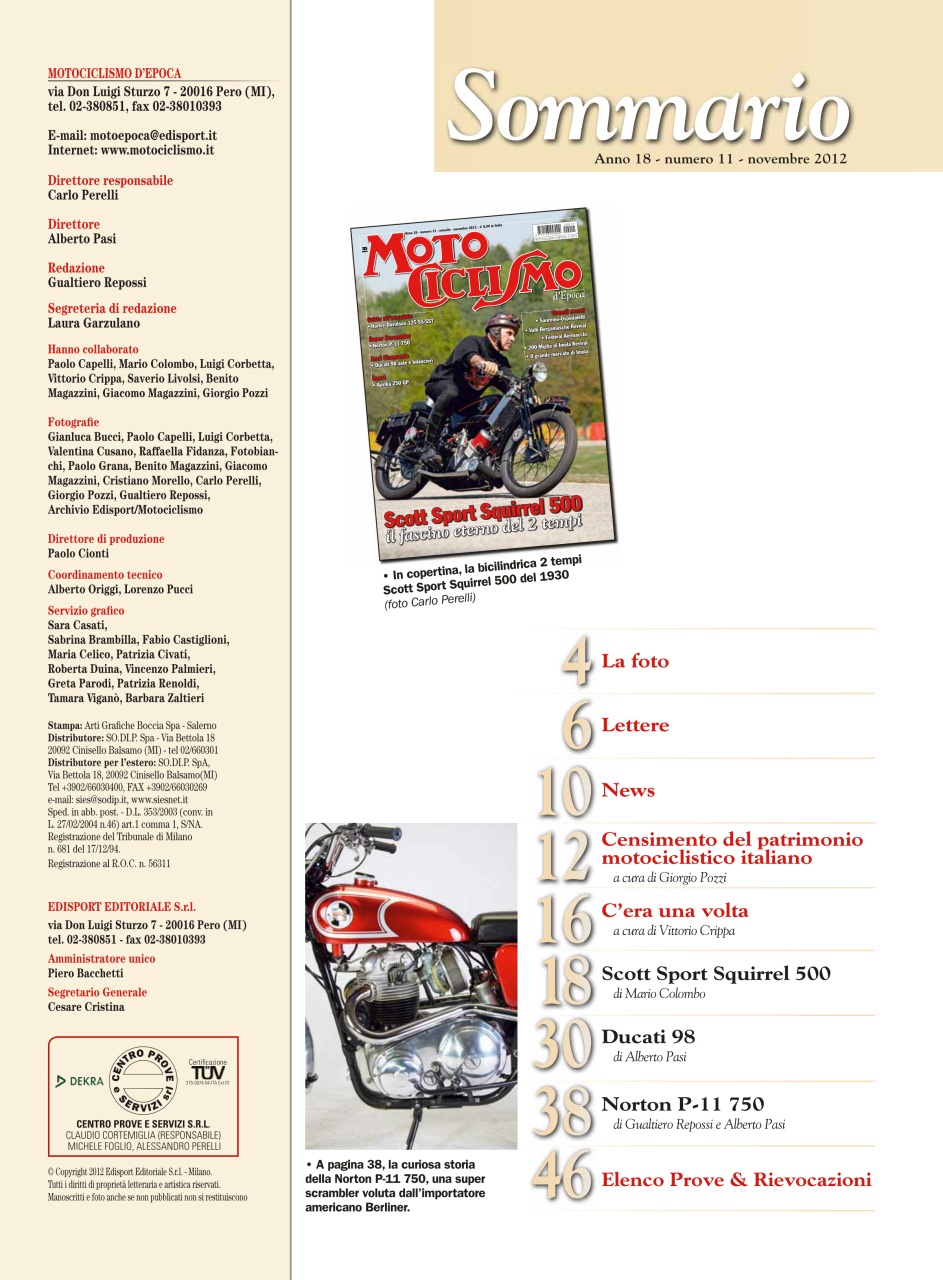Motociclismo d'Epoca Preview Pages