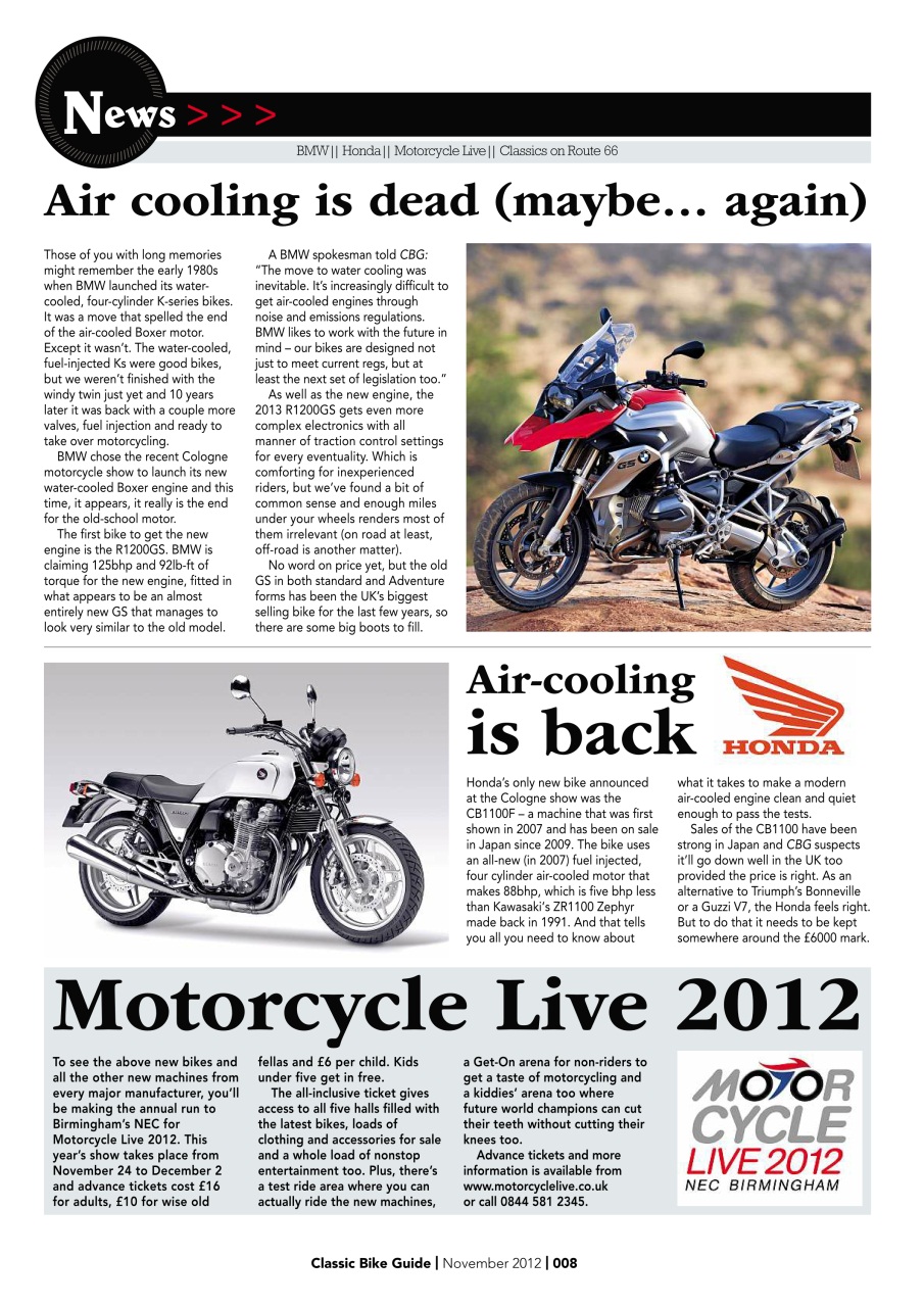 Classic Bike Guide Preview Pages