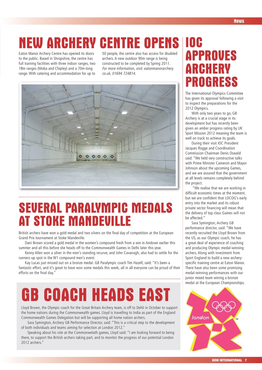 Bow International Preview Pages