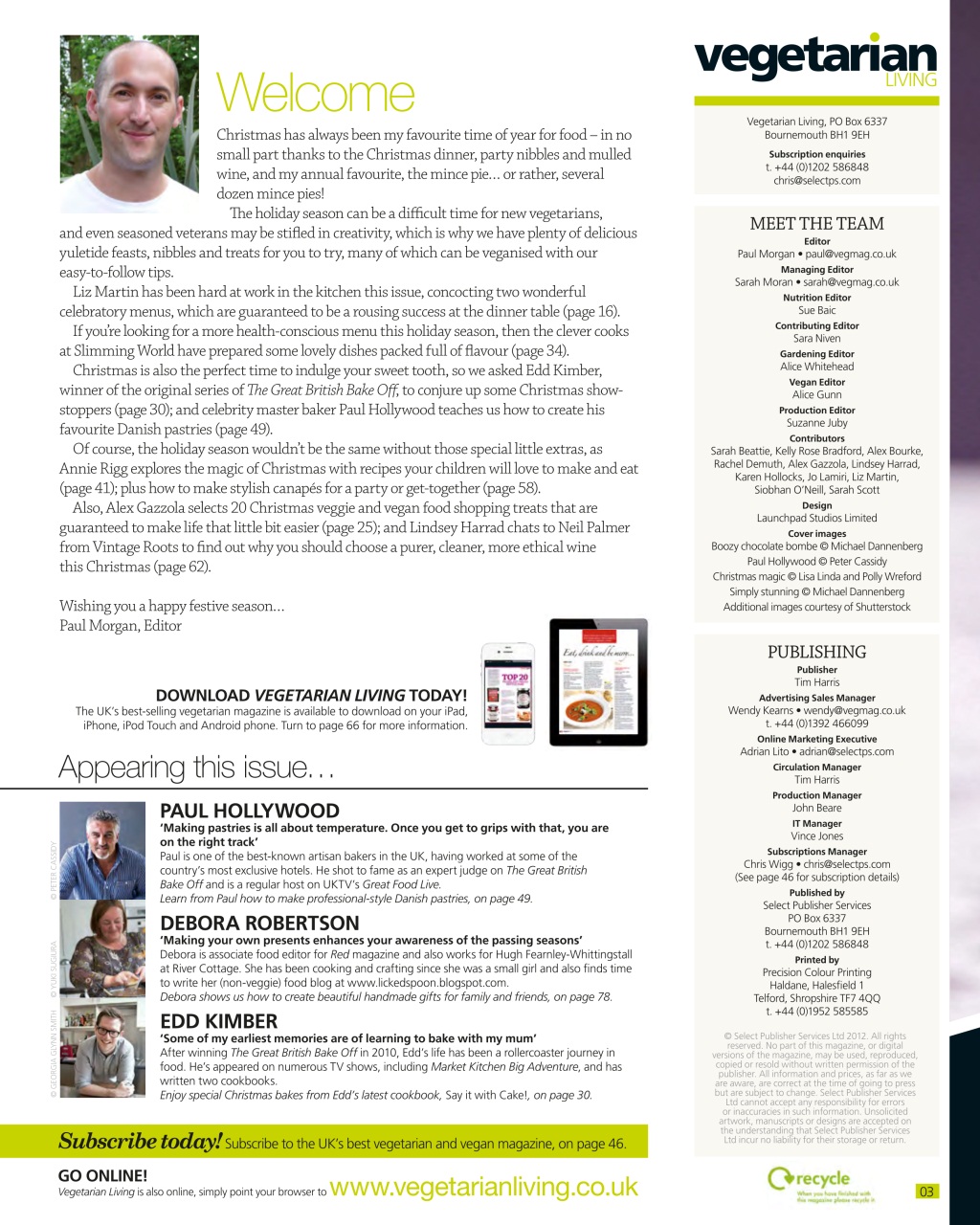 Vegetarian Living Preview Pages