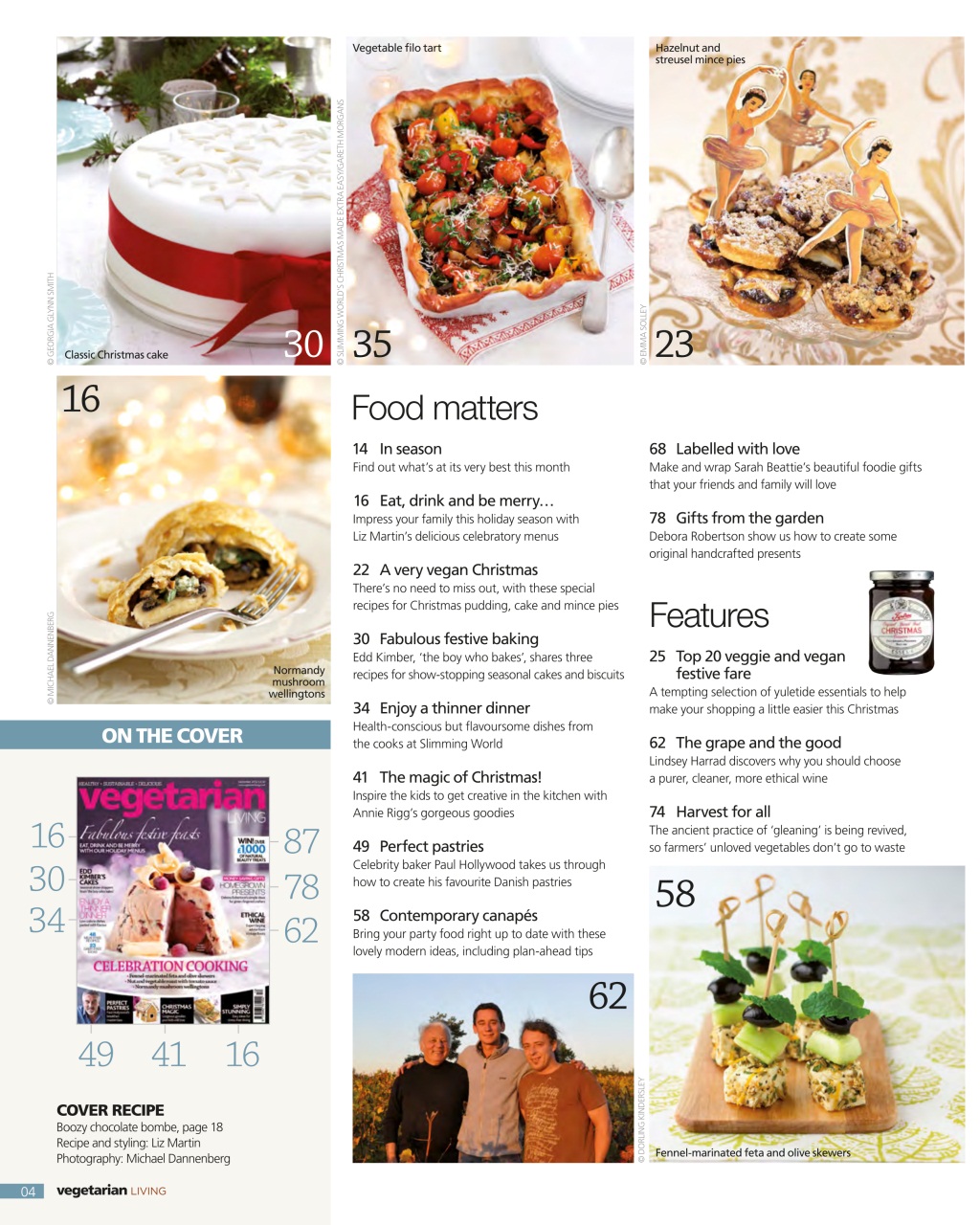 Vegetarian Living Preview Pages