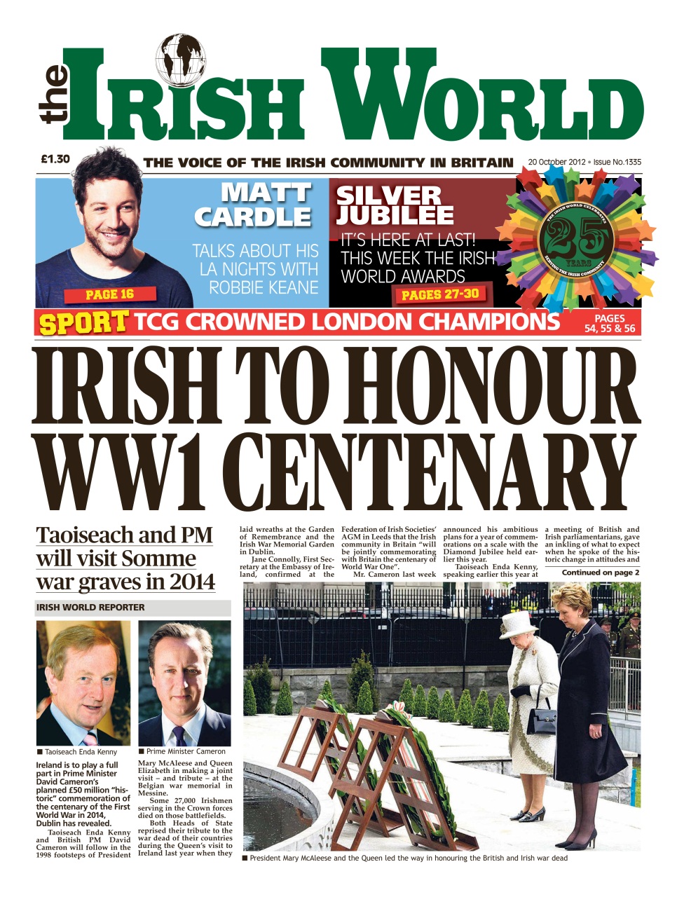 Irish World Preview Pages