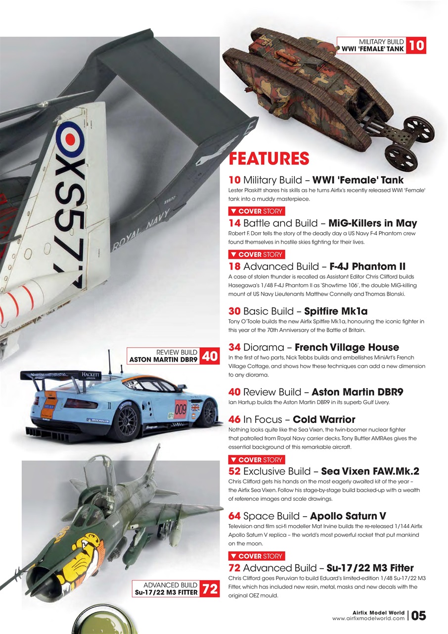 Airfix Model World Preview Pages